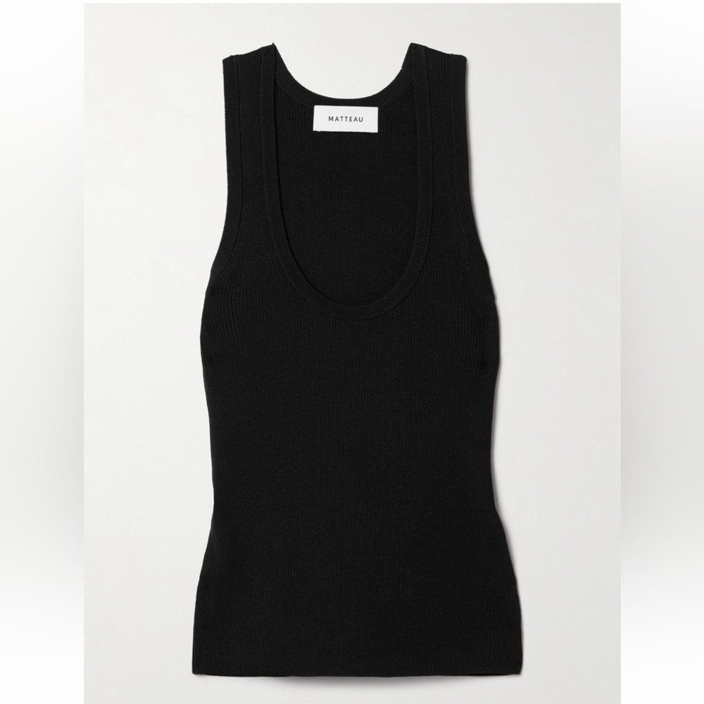 Matteau Ribbed-knit Tank